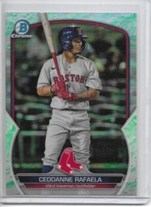 2023 Bowman Draft Chrome Prospects Ceddanne Rafaela Lunar Glow BCP-29 - Picture 1 of 2