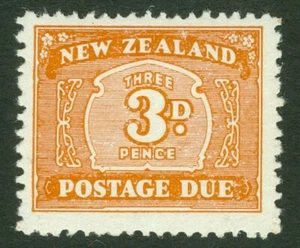 SG D44 New Zealand 1939-49. 3d Orange-Brown fine unmounted mint CAT £40 - Picture 1 of 1