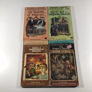 Lote de 4 libros de bolsillo de colección Dungeons & Dragons Endless Quest - Imagen 1 de 21