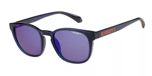 Superdry SDS-5038 Men's Sunglasses 153 Crystal Blue/Orange/Blue - Picture 1 of 4