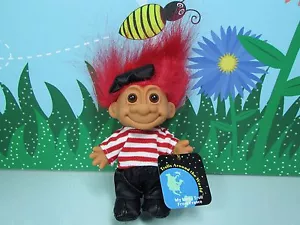 AROUND THE WORLD FRANCE - Bambola Troll Russ 5" - NUOVA IN BUSTINA ORIGINALE - Foto 1 di 7
