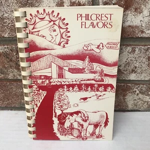 Philcrest Flavors Cookbook Vintage 1984 Philcrest Hills Tennis Club Spiralbound - Imagen 1 de 13