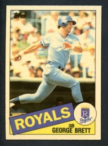 1985 Topps Tiffany #100 George Brett KC Royals 1 of 5000 Cards HOF Baseball