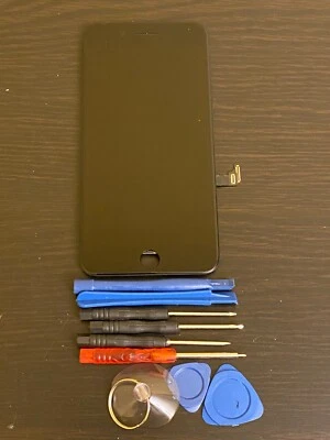 Original Genuine OEM iPhone 8 Plus Black Replacement LCD Screen--"Grade AAA" - Image 1 of 4