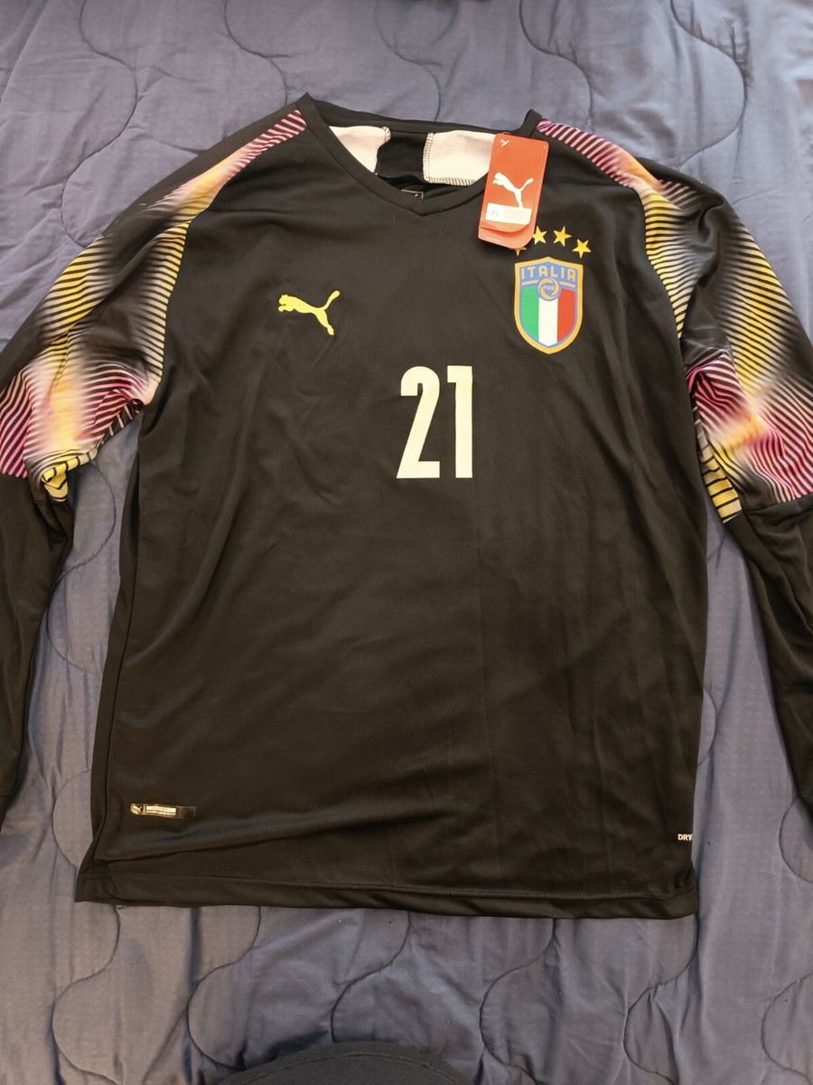 Italy Men Black National Team Soccer Fan Apparel & Souvenirs Italy Men Black National Team Soccer Fan Apparel & Souvenirs