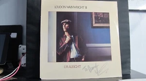 LOUDON WAINWRIGHT III AUTOGRAPH ON I'M ALRIGHT - Picture 1 of 1