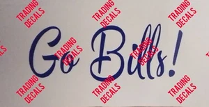 Buffalo Bills NFL Football Vinyl Die Cut Car "Go Bills" Decal Sticker ! - Picture 1 of 6