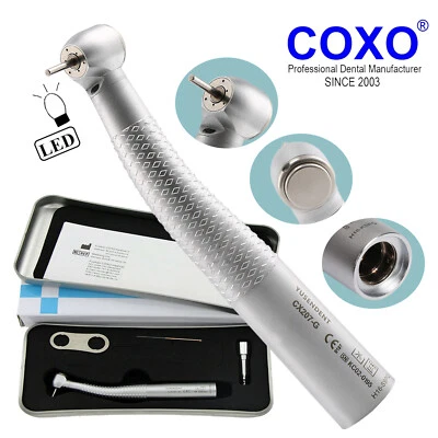 YUSENDENT COXO Dentaire LED Turbine Fiber Optic High Speed Handpiece Fit Kavo MULTIflex