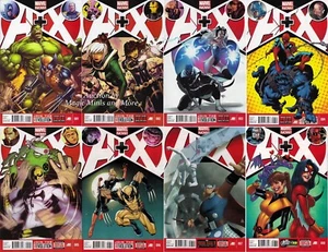 A+X (8) Comic Run #1 2 3 4 5 6 7 8 1st MARVEL NOW! Avengers X-Men Wolverine Hulk - Picture 1 of 1