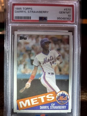 1985 Topps Darryl Strawberry #570 PSA 10 - Image 1 of 2