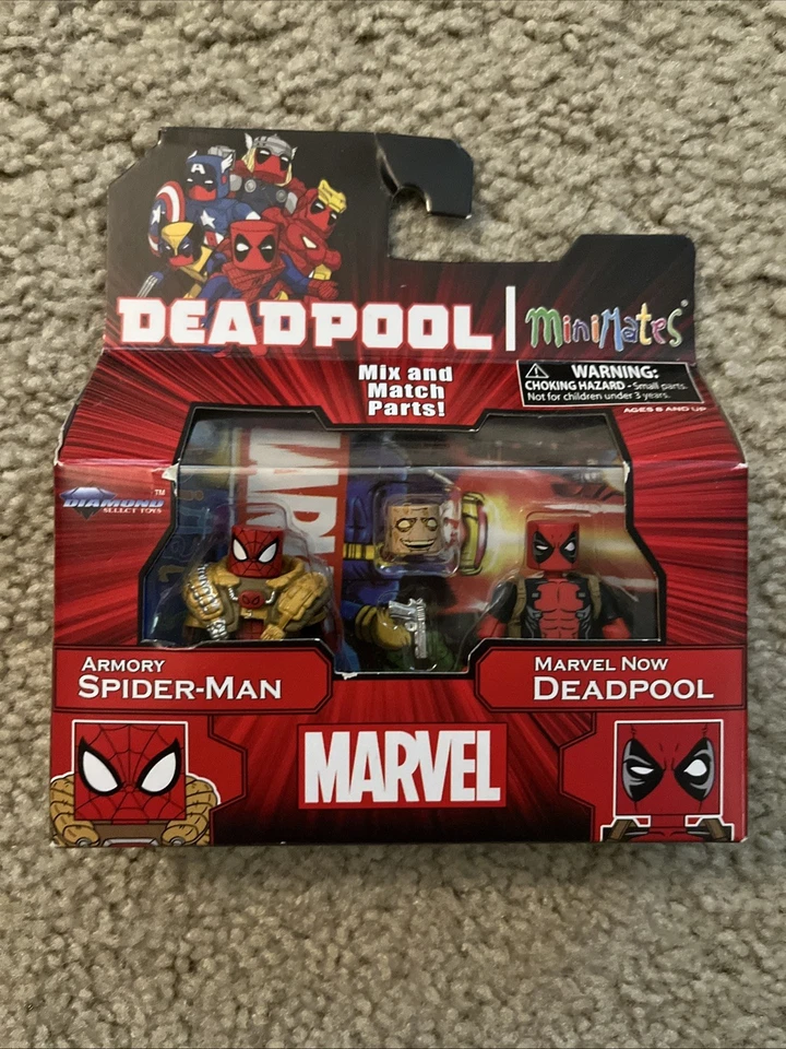 Minimates Marvel TRU 22 Armory Spider Man Marvel Now Deadpool Foto 1 de 1