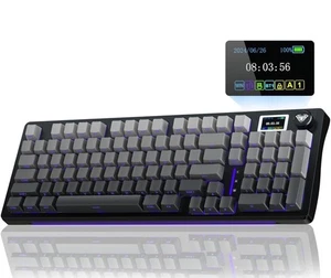 AULA S98 Pro Wireless Mechanical Keyboard with Screen & Knob - Afbeelding 1 van 1