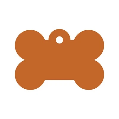 Targhetta per collana Imarc Bone Arancio - Immagine 1 di 2