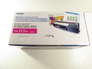 OEM Brother TN-315M Magenta Hi Yield Toner Cartridge, Genuine, New Sealed Box - Picture 1 of 4