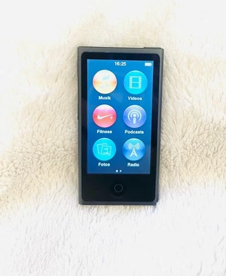 Apple iPod nano 7 Generation Grau MP3 Player / Bluetooth  - Bild 1 von 4