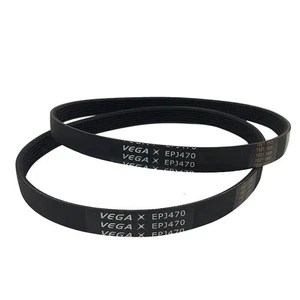 2pcs Belt Vega rubber multi-groove belt EPJ 470 EPJ470 PJ470 6 ribs  6EPJ470 - Foto 1 di 5