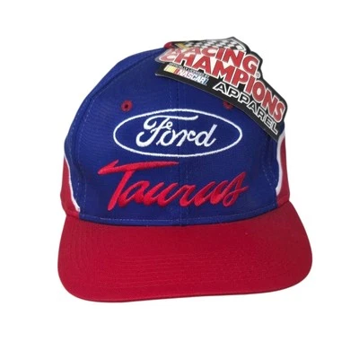 VTG Ford Racing Taurus Hat Men's Embroidered NASCAR Snapback 90s NWT NEW - Image 1 of 4