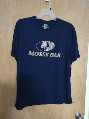 Camiseta Mossy Oak Azul Talla XLarge Foto 1 de 3