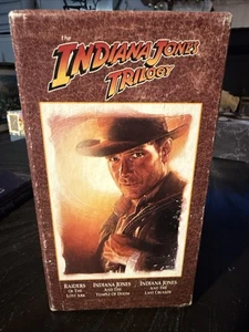 Indiana Jones Trilogy VHS 1989 3-Tape Collectors Edition H. Ford - Picture 1 of 6