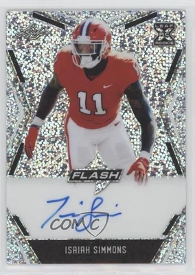 2020 Leaf Flash Isaiah Simmons #BA-IS1 Rookie Auto RC - Image 1 of 2