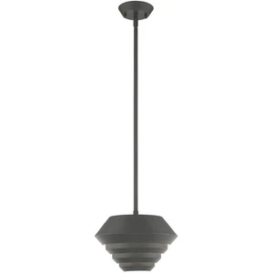 Livex Lighting 40401-76 Amsterdam Mini Pendant Scandinavian Gray - Picture 1 of 11