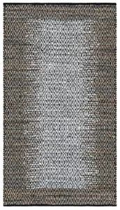 Vintage Leather Collection Accent Rug - 3' x 5', Light Grey & Grey, Handmade ... - Picture 1 of 5