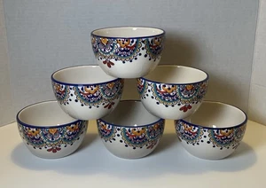 (6) Dash Of That Elle Bohemian Steingut kleine Schüsseln - Bild 1 von 6
