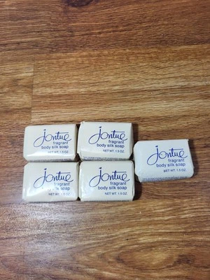 Jabón de seda corporal fragante vintage Jontue Revlon 1,5 OZ nuevo lote de 5 Foto 1 de 4