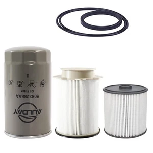 FUEL FILTER AND OIL FILTER KIT FITS for 2019 2020 2021 2022 DODGE RAM 2500 35... - Picture 1 of 2