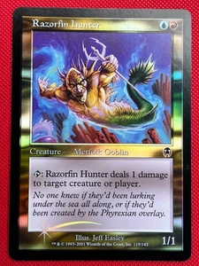 MTG Foil 1X Razorfin Hunter X1 Apocalypse Magic - SP/NM - Picture 1 of 2