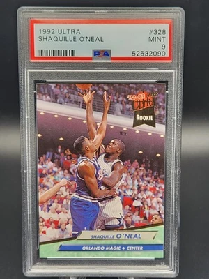 Shaquille O'Neal 1992-93 Fleer Ultra Rookie PSA 9 Foto 1 de 2