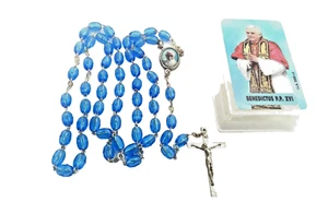 GROSSHANDELSSCHACHTEL MIT 12 Papst Benedikt XVI. ROSENKRÄNZEN & SCHACHTELN HERGESTELLT IN ITALIEN JE 2,49 $! - Bild 1 von 12