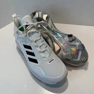 Men’s Size 8 adidas Icon 7 Boost Low White Black GX2803 Heel Lockdown Baseball - Picture 1 of 17