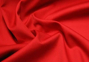 FEINGABARDINE Stoff Uniformstoff Arbeitsbekleidung Dekoration ROT EUR 8,98/m - Bild 1 von 1