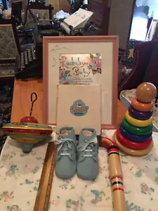 Vintage   Deer Brand Baby  Doll Shoes  Vintage Deer Brand  NOS MIB - Picture 1 of 7