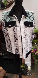 Damen Sondro Paris Jeansweste Large Neu - Bild 1 von 8