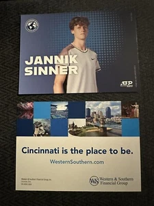 Jannick Sinner 5 X7 Scheda immagine TENNIS 2024 Cincinnati aperta ATP/WTA - Foto 1 di 1