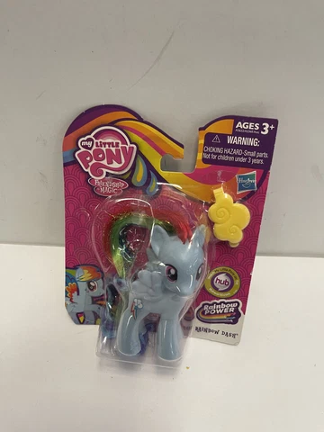 My Little Pony Rainbow Dash G4 Brushable Rainbow Power New MLP Figure 2013 Cover