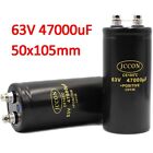 47000Uf 63V Screw Power Audio Filtering Electrolytic Capacitor 105? 50X105mm