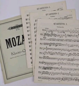 Edition Peters Mozart Piano Quartets No. 1 G min. K478 & No. 2 Eb maj. K493 - Picture 1 of 18