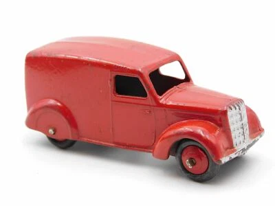 Dinky Toys Bedford Van 280 rosso 1/43 vintage die cast model - Immagine 1 di 4