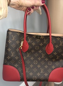 louis vuitton handbolsa red inside