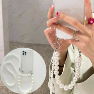 Necklace Bracelets Pearl chain Max iphone case Pro Lanyard  Crossbody 12  soft