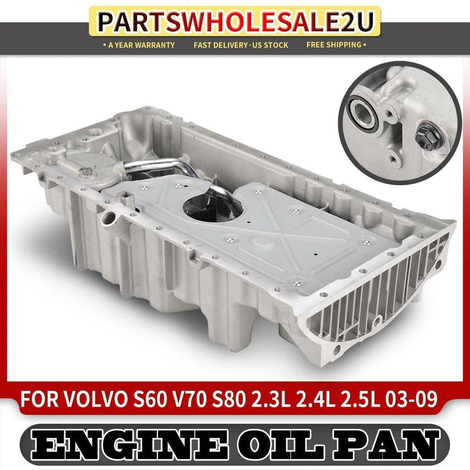 Sumidero de cárter de aceite de motor para Volvo S60 04-09 S80 V70 04-07 L5 2,3 L 2,4 L 2,5 L 30777699 Foto 1 de 4