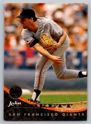 1994 Leaf # 73 - John Burkett - San Francisco Giants - Image 1 of 2