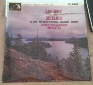 Vienna Philharmonic & Sargent "Sargent Conducts Sibelius" 1963 HMV Mono Vinyl LP - Bild 1 von 8