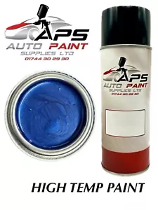 BMW ESTIROL BLUE METALLIC PAINT High Temp GLOSS AEROSOL SPRAY PAINT - Picture 1 of 2