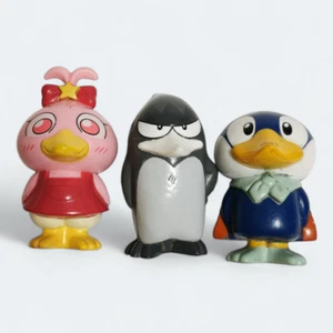 Vtg Kyoro-Chan PENGUIN FRIENDS 2" Mini Figure PVC Toy Collectible 1999 LOT OF 3 - Picture 1 of 7