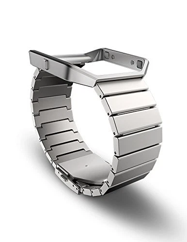Banda de accesorios Fitbit Blaze, metal, plata, estándar Foto 1 de 2