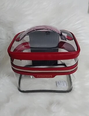 Estuche Tren Victoria's Secret Rojo Transparente. Foto 1 de 3